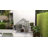 6' X 6' Greenhouse For Outdoors, Polycarbonate Greenhouse With Rain Gutter And Roof Vent, Aluminum Walk-In Green Houses For Outside For Patio Backyard Garden, Dark Green-123051933