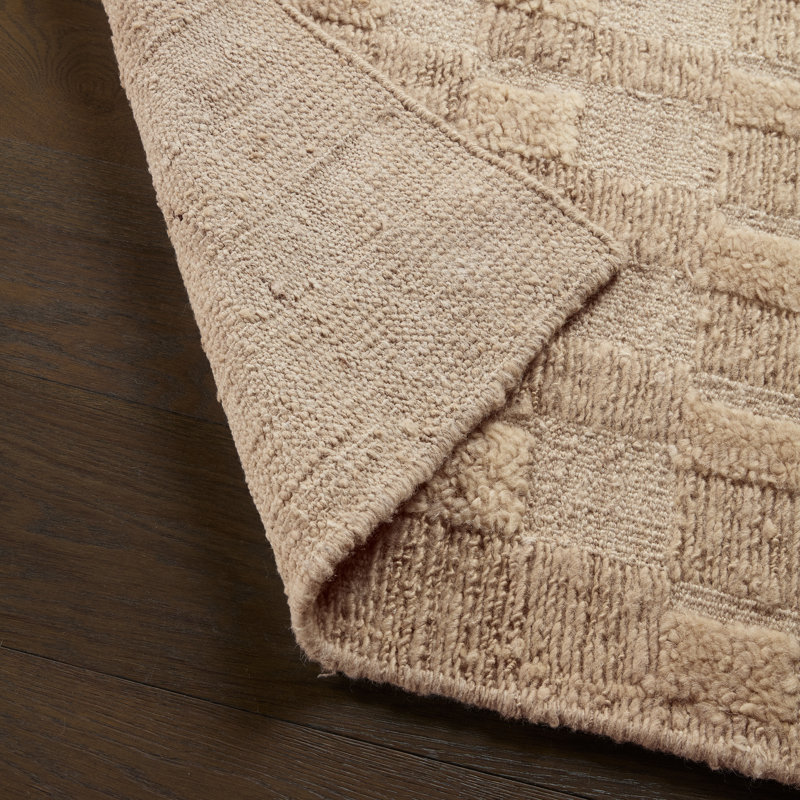Hand Woven Wool Area Rug, Rectangle 144 " x 180 "