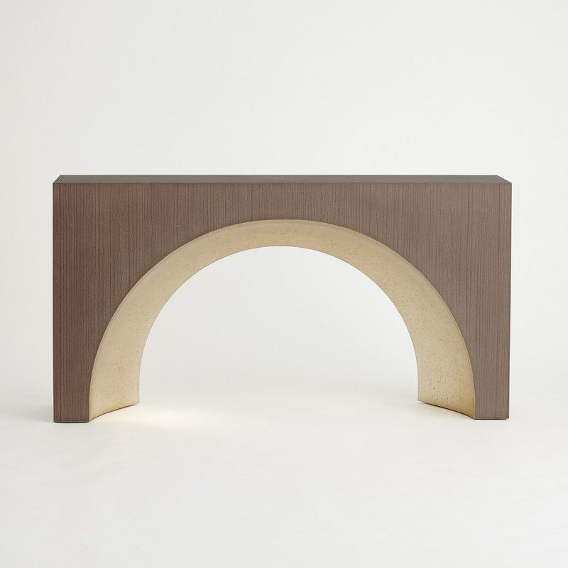 Arches 64'' W Solid Wood Console Table