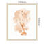 «Shibori Coral II Peach» par Mary Urban, impression sur bois encadrée-1739804775