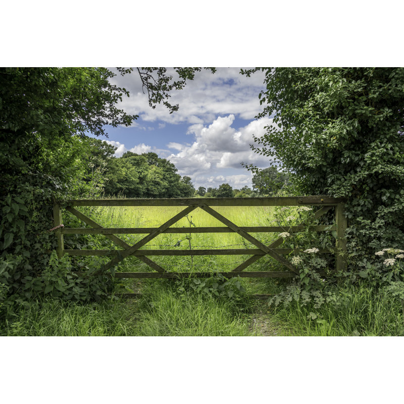 Five Bar Gate - Wrapped Canvas Print, 51cm H x 76cm W