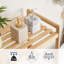Solid Wood Bathroom Storage Furniture Set