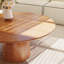 Plateau de table rond en bois massif-122507792-122507793-125354568