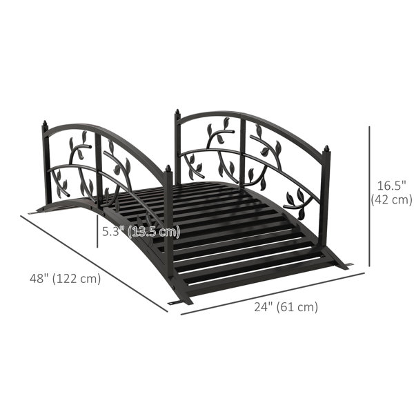 Pont D’arche Miniature En Bois 1:12 – 14 X 5 Cm – Pour Jardin De Poupée, Décoration De Maison De Poupée, Ornement Miniature