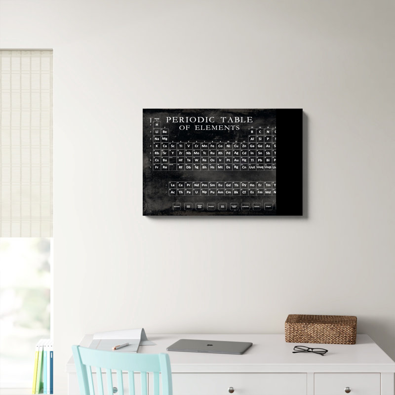 "Tableau périodique" par Vision Studio, impression sur toile tendue, H 20 po x l 30 po