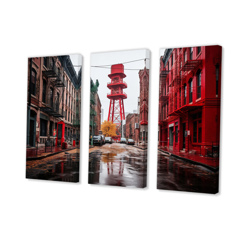 Canada Montreal Melody III, impression sur toile 3 pièces, H 28 po x l 36 po x P 1 po