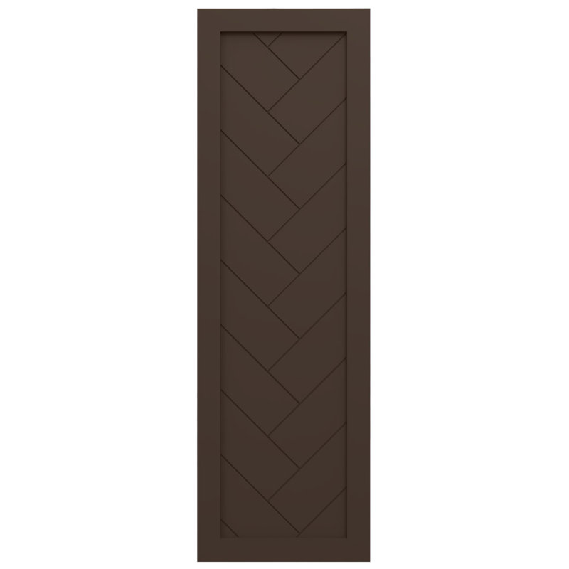 Volets de style moderne EnduraCore, Brun raisin, L 15 po, H 67 po