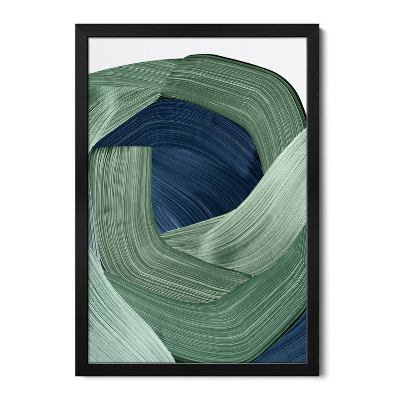 Affiches encadrées Harmonious Green II, H 24 po x l 16 po