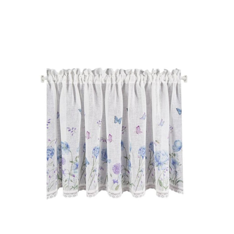 Nene Slot Top Sheer Single Curtain, 150cm W x 60cm L