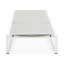 Chaise longue d'extérieur réglable à 5 niveaux, structure et filet en aluminium, conception ergonomique confortable, support de poids de 400 lb, convient au salon de plage avec patio idéal, bord de piscine, jardin, plage