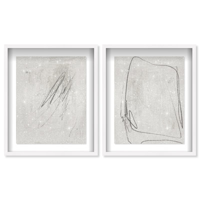 Modernist Set Framed Graphic Art