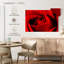Harnek, gros plan d'une rose rouge-108734023