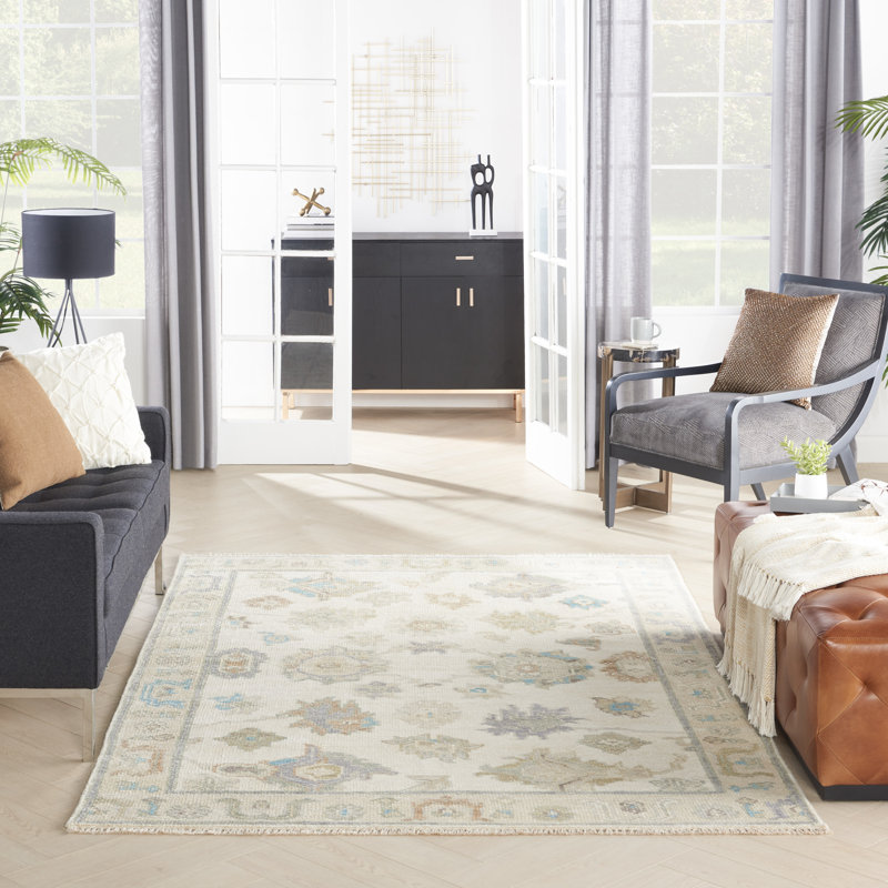 Nourison Tashionna 5'6" x 8' Ivory Multicolor Vintage Indoor Rug, Rectangle 5'6" x 8'
