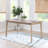 Eickhoff 6-Person Rectangular Solid Wood Dining Table-1995709761
