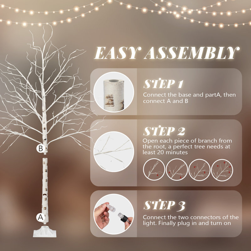 Lighted Artificial Christmas Tree
