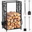46.02 W x 30.02 D Steel Log Rack