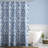 Colwart Damask Shower Curtain 72" × 72" Fabric 