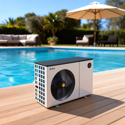 Pompe à chaleur pour piscine Max 70730 BTU, chauffe-piscine électrique pour piscine hors terre et dans le sol jusqu'à 19812 gallons, technologie tout onduleur DC, télécommande Wi-Fi et application, protection multiple pour la partie de natation