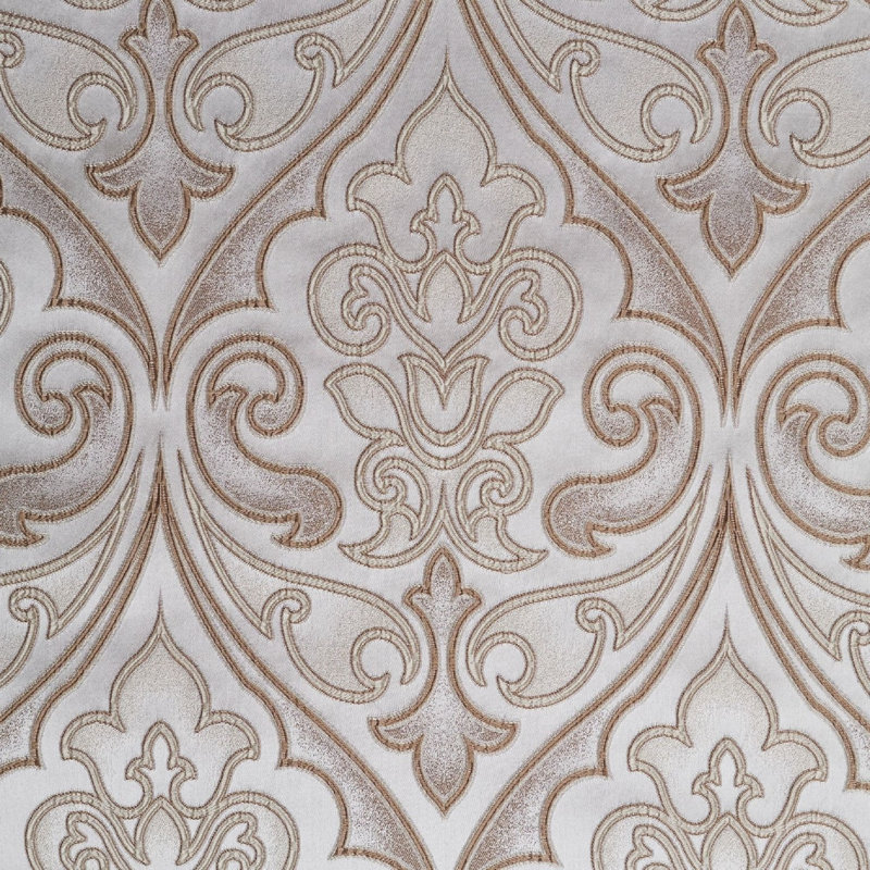 Tissu en polyester naturel Quincy, Daim