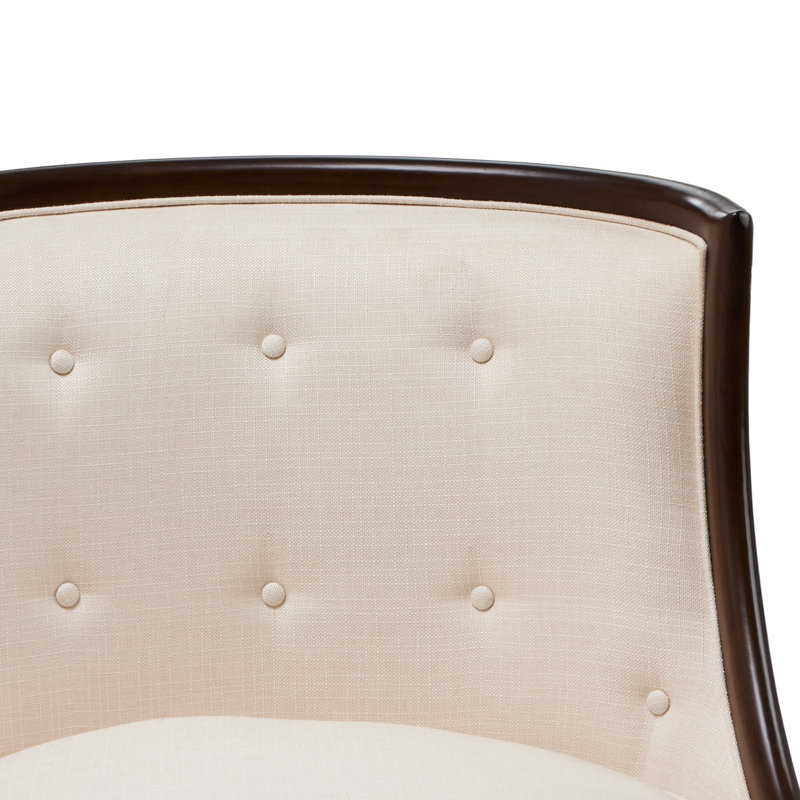 Belmont Place Accent Chair - Cream/espresso
