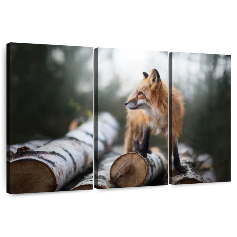 Brampt Handsome Fox, 14" H x 23" W