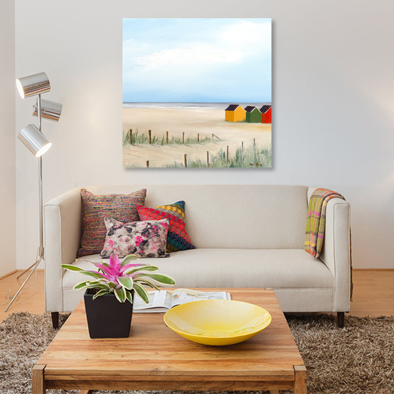 « ensoleillé matin vi », impression sur toile, H 26 po x l 26 po x P 1,5 po, Toile tendue, Pas de tapis