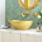 DeerValley Horizon Oval Vitreous China Vessel Bathroom Sink-81222962-128865644