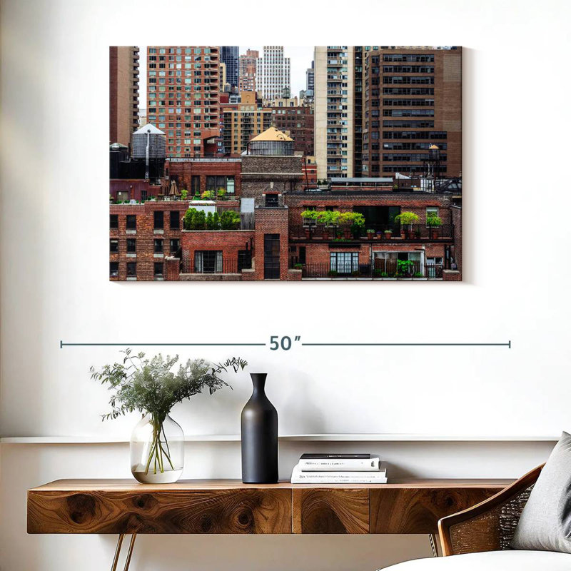 Lilie NYC Rooftop Garden, H 26 po x l 39 po