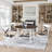 2 Pieces Set Dining Side Chair Rustic
