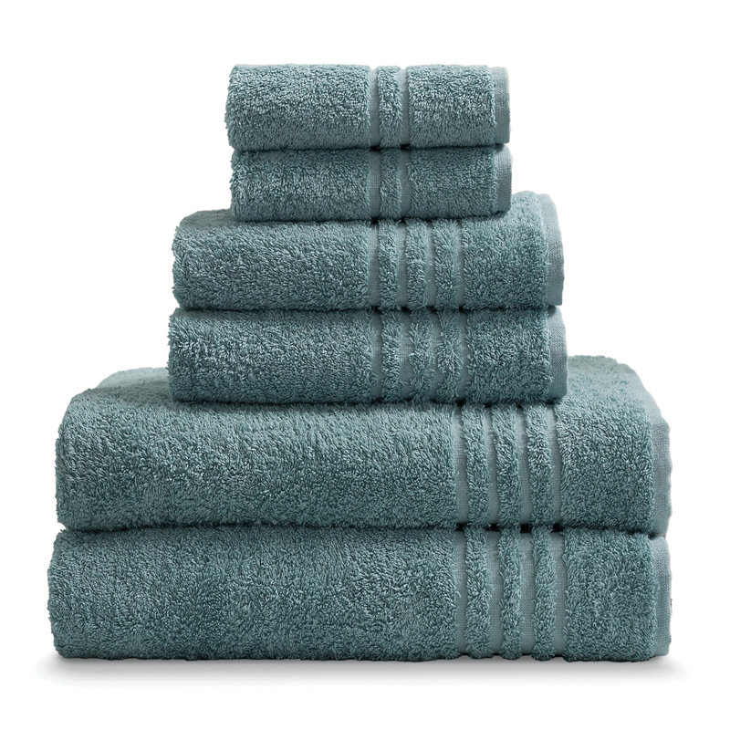 Wardour 100% Cotton Midweight Jacquard Mulit-Size Set, Aqua