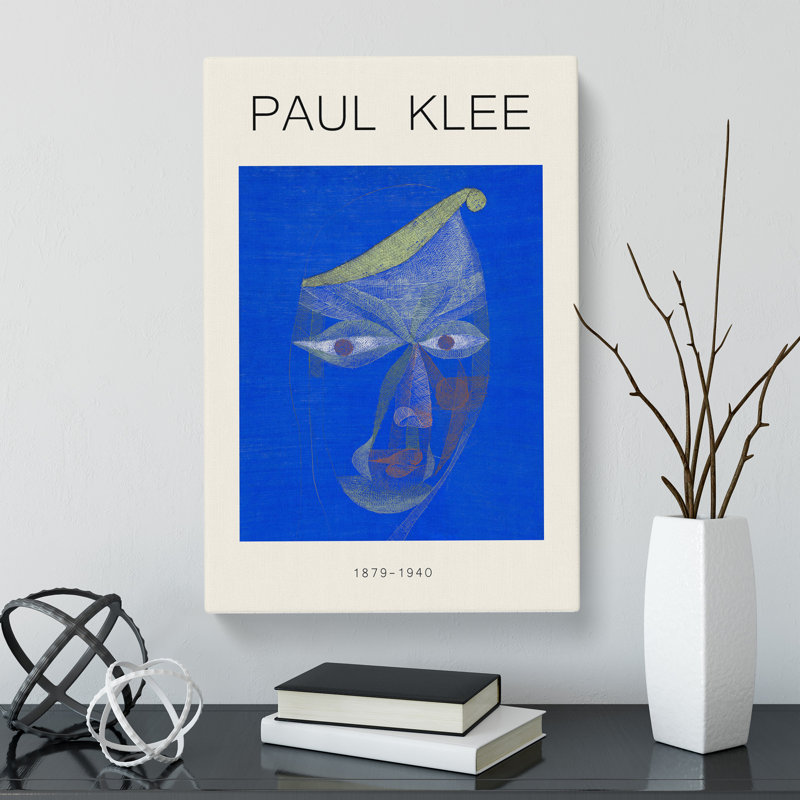 Portrait of an Oriental by Paul Klee - Wrapped Canvas, 50cm H x 35cm W x 3cm D