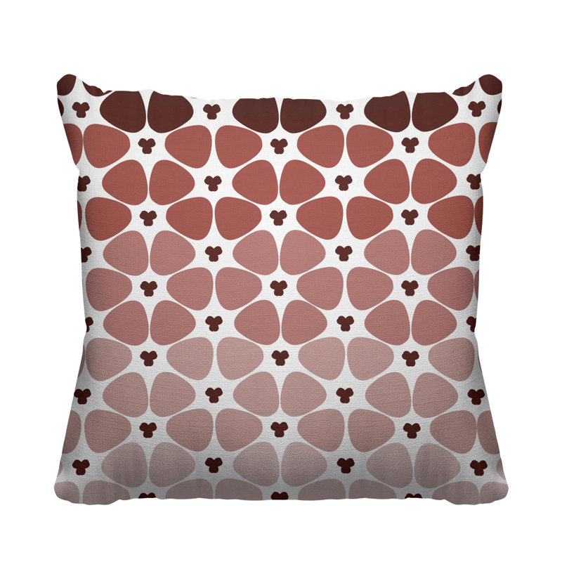 Housse et insert de coussin d'extérieur carré Shani, L 19 po x H 19 po, 15 po x 15 po