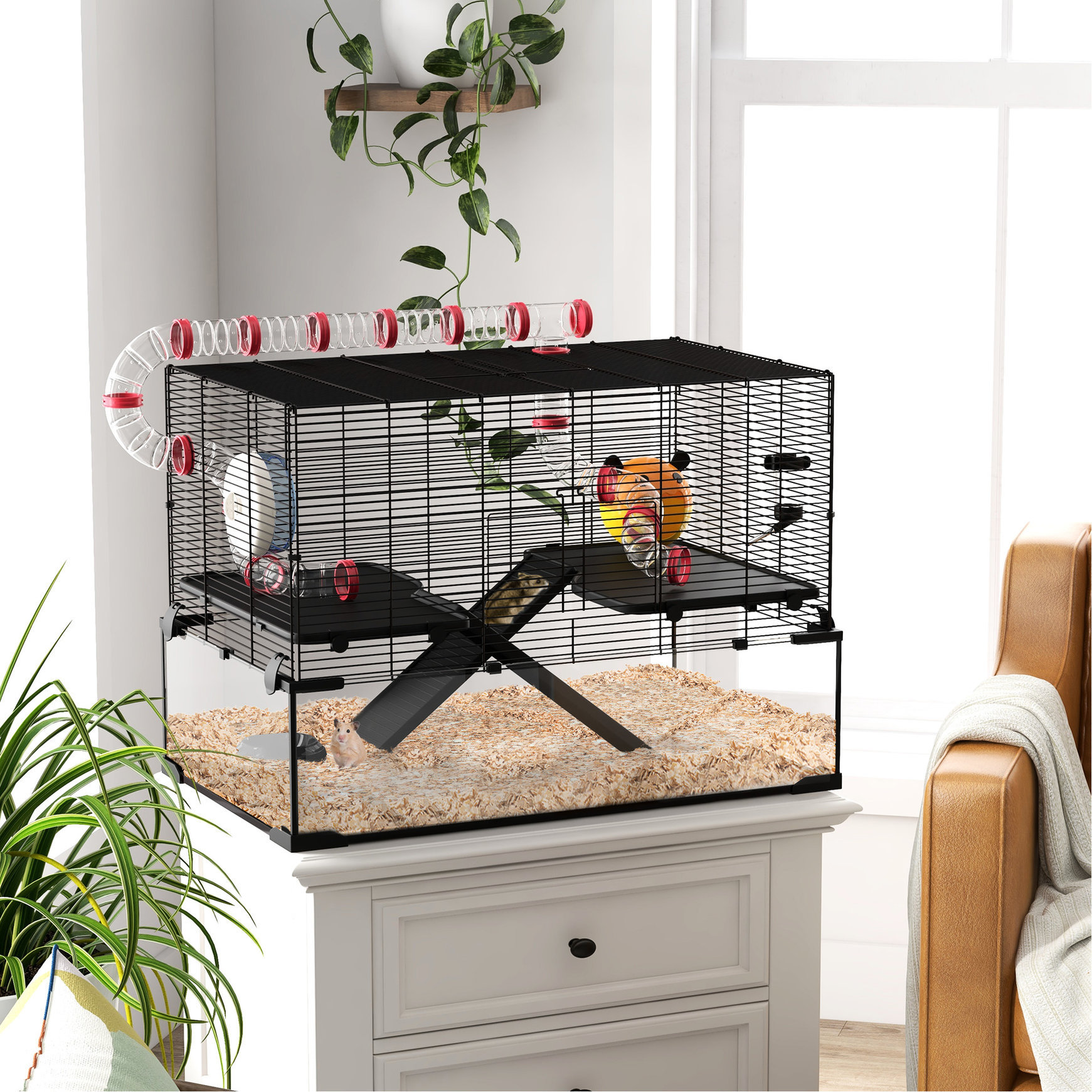 Photo inspiration: Gallery Detail: Tucker Murphy Pet 31 Hamster Cage With Tube Tunnel