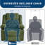 Fauteuil inclinable pivotant à 360 ° pour adultes, fauteuil à bascule manuel à 3 positions et poches latérales-647674062