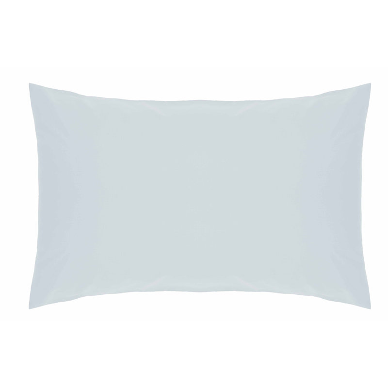 200 TC 50/50 Percale Polycotton Cotton Blend Housewife Pillow Case, Duck Egg Blue
