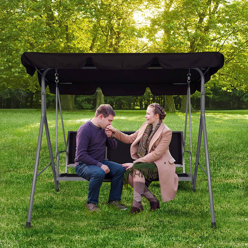 Deray Double Swing Chair with Stand