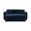 Canapé modulaire rembourré en flanelle de fourrure de lapin 2 pièces 2 pièces sans assemblage requis-131646353