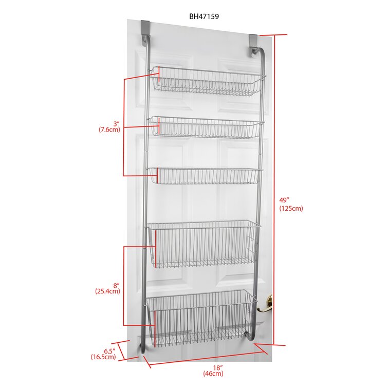 Rebrilliant Mahzabin Steel Cabinet Door Organizer