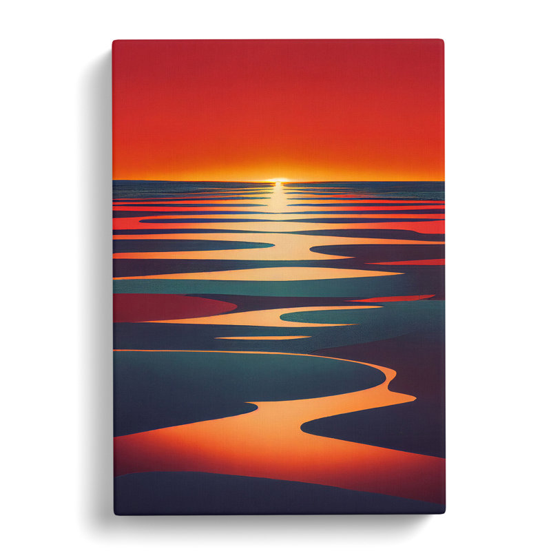 Sublime Sunset View - Wrapped Canvas, 76cm H x 35cm W x 3cm D