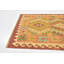 Tapis de la surface en laine rouge/beige 2 pi 10 po x 4 pi 3 po one-of-kind main-noué la Elland