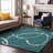 Premium Machine Washable Corum AMF999 Swirls Rug-604287771