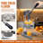 Heavy-Duty Cast Iron Citrus Juicer - Professional Manual Hand Press For Fresh Orange, Lemon, And Pomegranate Juice-125065813