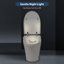 Luxury Heated Seat Smart Toilet With Automatic Flush And Night Light