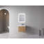 Armoire de salle de bain avec lavabo, portes à fermeture en douceur, fixation flottante, 24 po pour petite salle de bain, 24X18-00624 IMO (KD-Packing)