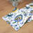 Jaco Blue Floral Print Table Runner for Dining Room Decor and Table Top Protection