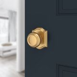 2.21875 X 2.21875 X Lifetime (PVD) Satin Brass Round