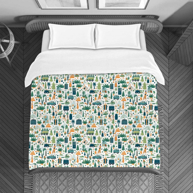 Machine Printed Duvet Cover, Queen Duvet Cover