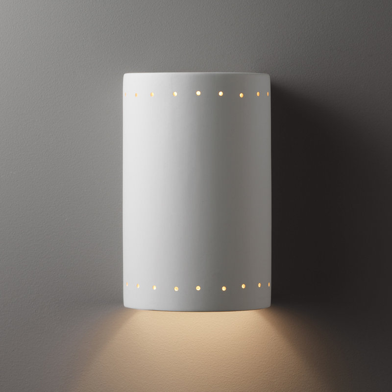 Julenny 1 - Light Flush Mounted Sconce, Bisque, 1