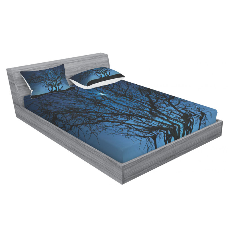 Microfiber Sheet Set, Queen Sheet Set with Fitted Sheet