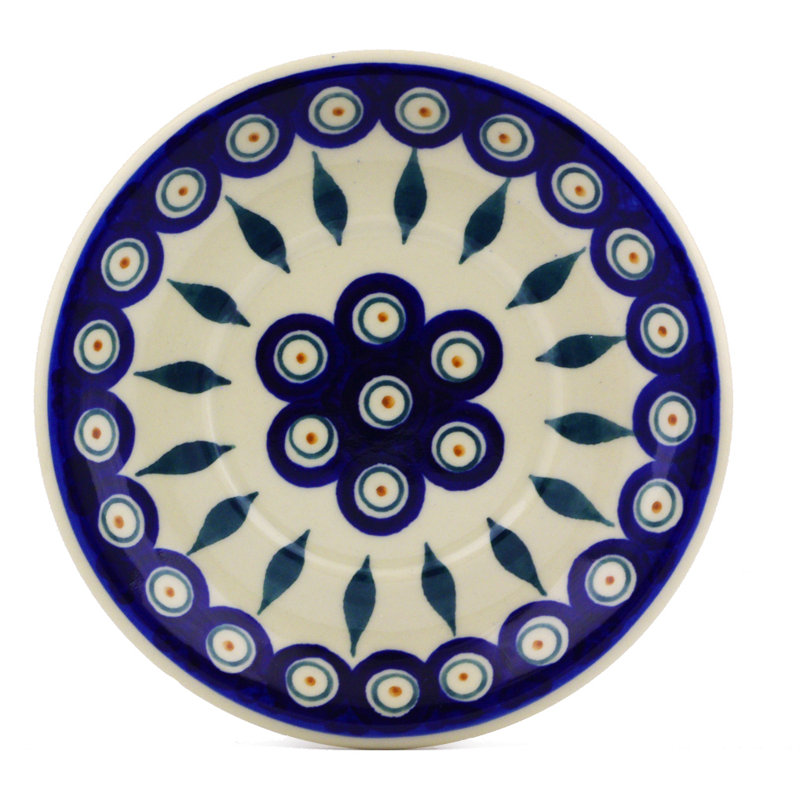 Polish Pottery Stoneware Saucer